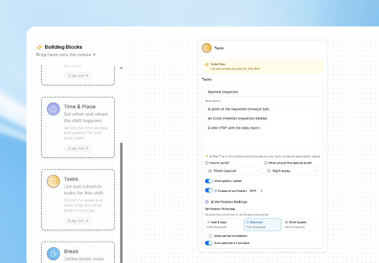 AI task validation proof verification