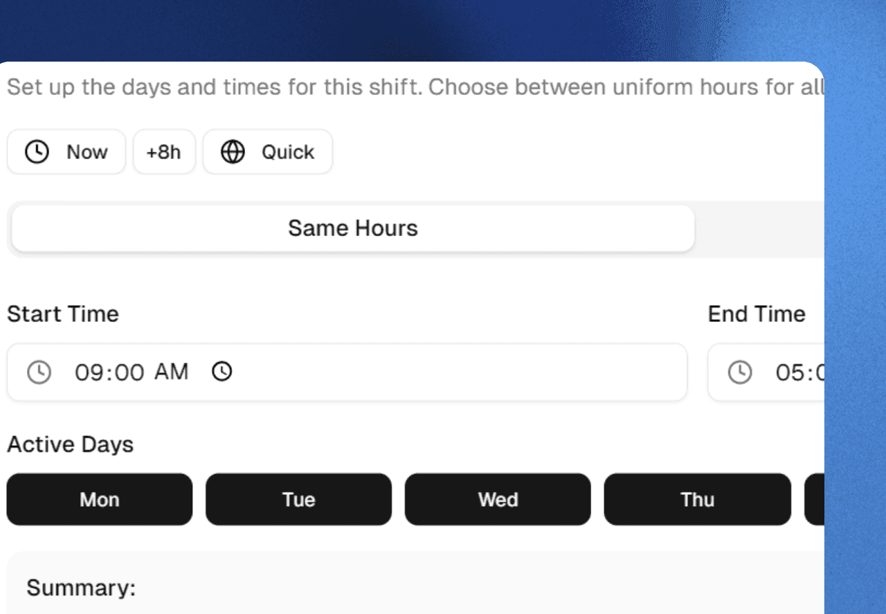 Workflow building blocks overview